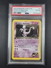1st Edition Rocket's Mewtwo Holo 14/132 Gym Challenge PSA 6