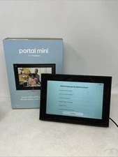 Facebook Portal Mini Smart Speaker - Black, 8”