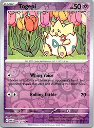 Togepi 083/197 Reverse Holo Common Obsidian Flames