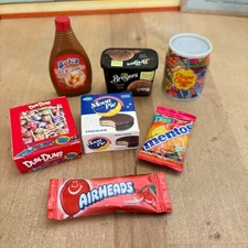 Zuru Surprise Mini Brands Lot 7 Candy and Dessert Bosco Mentos Airheads Moon Pie