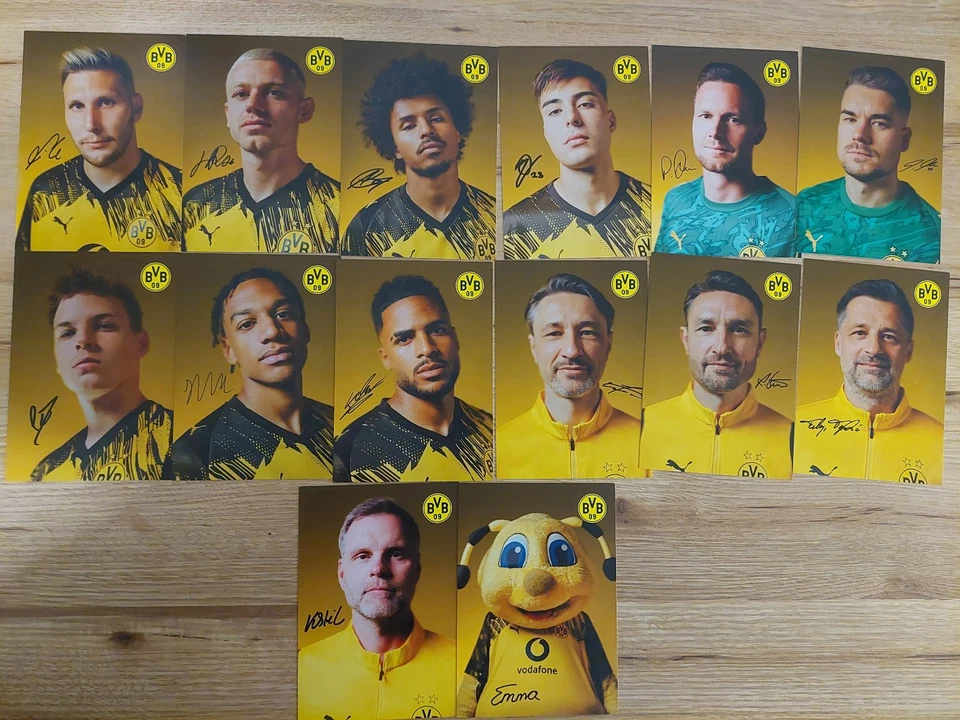 Autogrammkartensatz, Borussia Dortmund,  Saison 2025/2026 - Bild 3 von 3