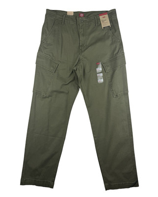 Levi's XX Taper Stretch Cargo Pants Olive Size 34 W | 32 L