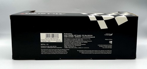 *NUEVO* Minichamps 1/18 Vodafone McLaren Mercedes MP4/24 Lewis Hamilton 2009 - Imagen 9 de 9