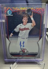 2023 Bowman Chrome - Mega Box Chrome Mojo Autographs Joe Lampe #BCMA-JL (AU, RC)