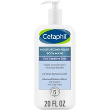 Cetaphil Body Wash, Moisturizing Relief 20 Fl Oz Pack of 1 , No Color