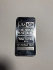 .999 JM silver 10 oz Silver Bar - Johnson Matthey (Vintage Design)