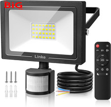 Security Lights Outdoor Motion Sensor, 25W LED Flood Lights with PIR