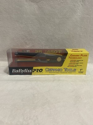 AUTHENTIC! BABYLISS CERAMIC TOOLS 1'' PROFESSIONAL CRIMPING IRON CRIMPER 450°F