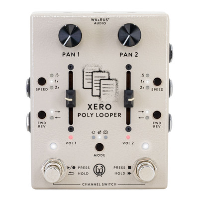 Walrus Audio Xero Polylooper Dual-Channel Looper Pedal - Cream - Open Box