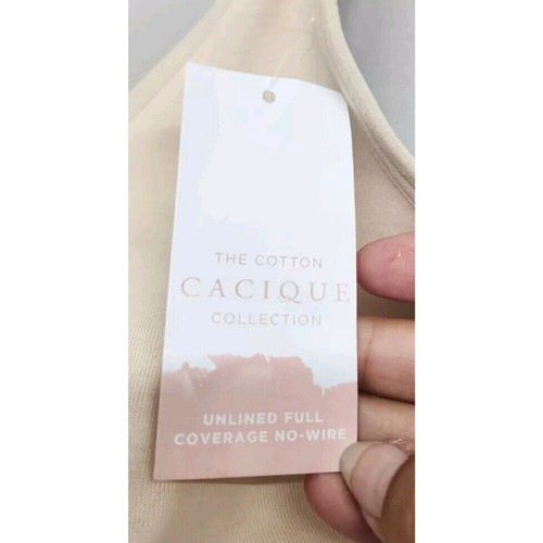 Lane Bryant Cacique Nude Ungefüttert Full Coverage BH ohne Bügel Übergröße 40 D - Bild 2 von 7