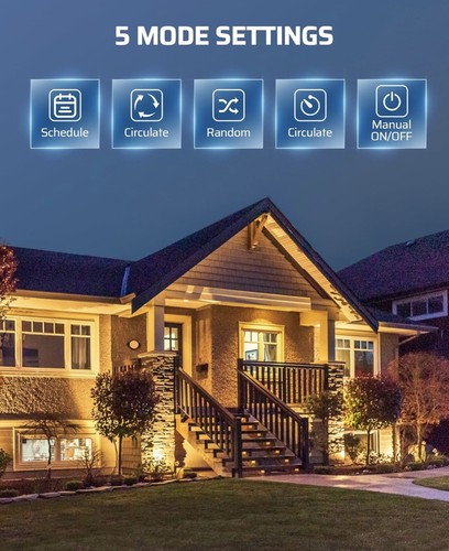 DEWENWILS 300W Wi-Fi Low Voltage Landscape Transformer w/ 3 Zones, 2.4GHz - Picture 8 of 8
