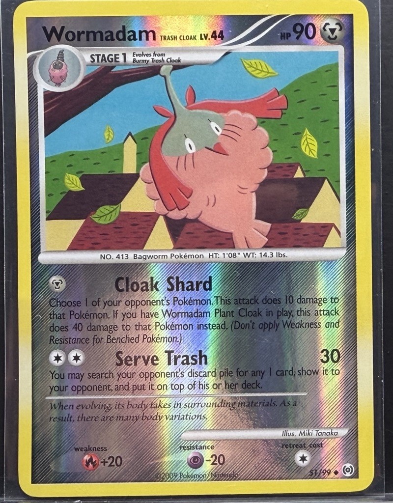 Wormadam Trash Cloak 51/99 Pokémon TCG Platinum Arceus Reverse Holo Card