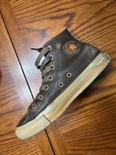 Converse Leather Chuck Taylor All Star High Top Brown 100057 WM Size 6 Men s 4