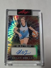 2025 Leaf Electrum HAILEY VAN LITH Authentic Auto 8/8 Chicago Sky