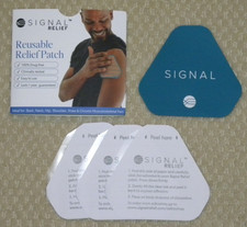 SIGNAL RELIEF Complete Kit   1 Reusable Patch  3 Adhesive Patches NEW