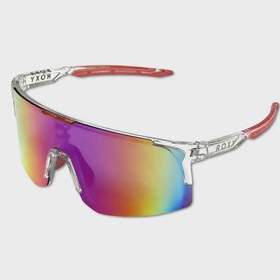 Roxy Active Shield Sunglasses - NEW Crystal / Rainbow Mirror - #49083-SUN3