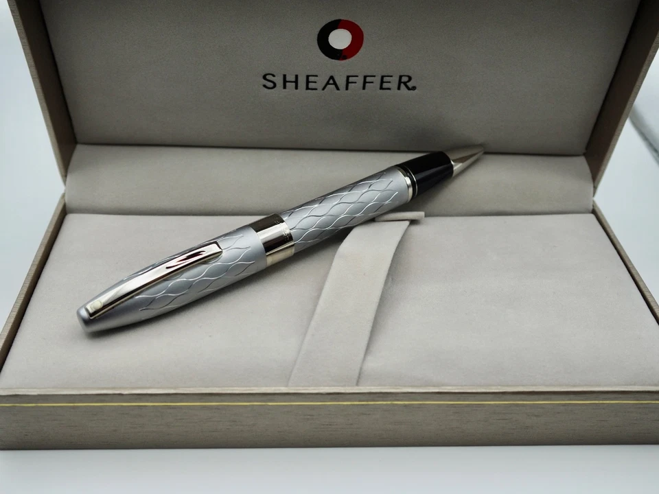 Nuevo de Lote Antiguo Sheaffer Legacy Heritage Emperor's Bolígrafo Plateado Hecho en EE. UU. 9032 Foto 3 de 4