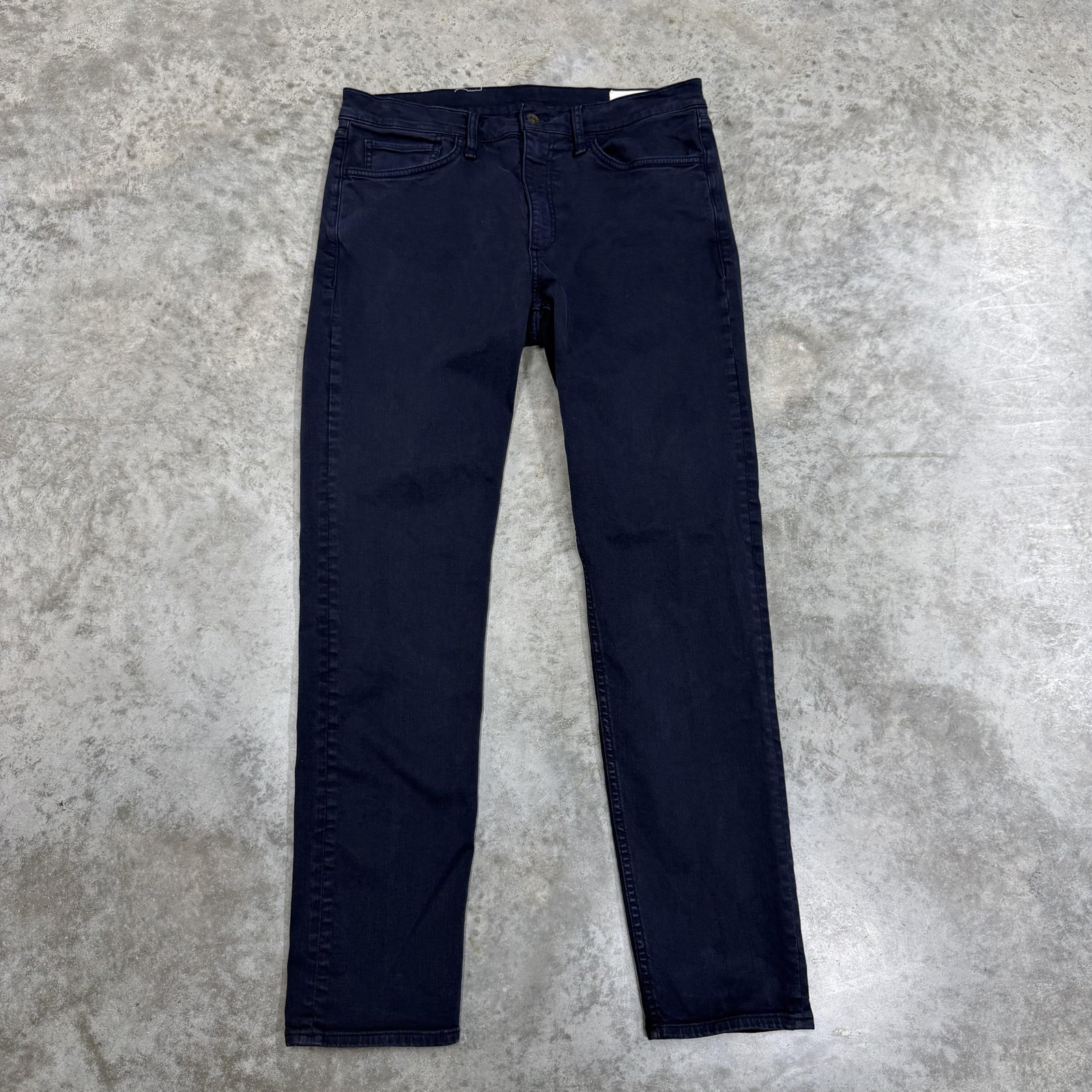 Rag & Bone Fit 2 Slim Jeans Mens 33x32 Blue Dark Wash Tapered Denim Pants