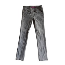Vigoss Jeans Size 7 Stretch Gray Classic Straight Leg Mid Rise Denim Pants