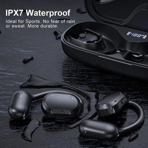Open Ear Headphones, Open Ear Earbuds, IPX7 Waterproof, Bluetooth 5.3 True Wi... - 第 7/7 張圖片