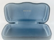 GUCCI Case Hard Shell Eyeglasses Sunglasses Velvet Case LARGE Black EUC