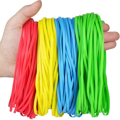 #ad 170 PCS Large Rubber Bands Long Rubber Bands Heavy Duty 4 Assorted Colors $8.54
