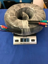 8 Pounds LBS of Component Cable Wire Red Green Blue Extra Long Heavy Duty NEW