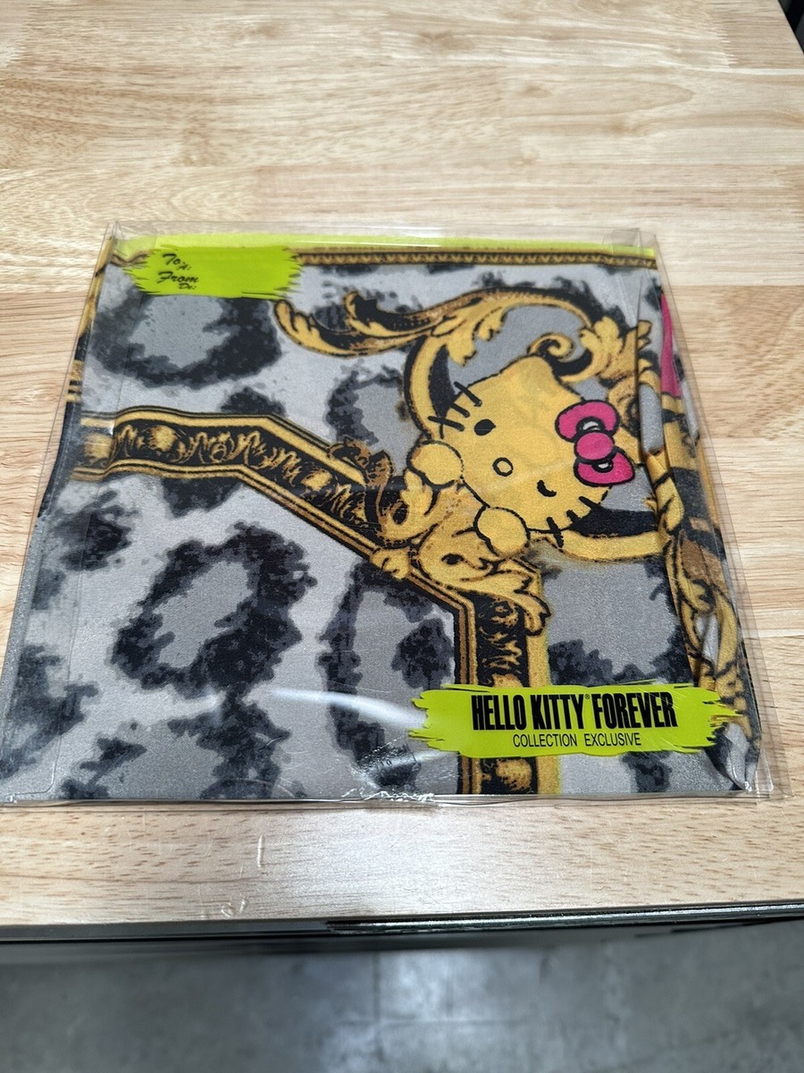 Hello Kitty X Forever 21 F21 Chain Filigree Print Scarf NEW