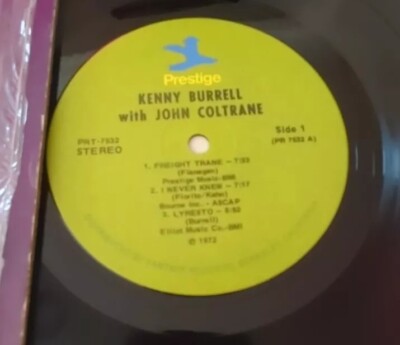 【廃盤LP】The Kenny Burrell Quintet With Joh The Kenny Burrell Quintet With John Coltrane – The Kenny