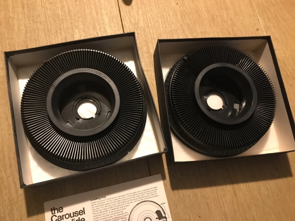 Eastman kodak винтажный 140 слайд лоток карусель круглый с коробкой индекс карты - Изображение 2 из 4