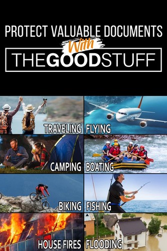 Feuerfeste Dokumententasche 11x15" Schützen Sie juristische Dokumente mit dieser feuerfesten Tasche... - Bild 5 von 6