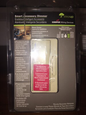 COOPER Wiring Devices Ivory Smart Accessory Dimmer 60 Hz AIM06 AIM10 120/AC NEW