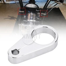 1.25" Chrome Clutch Cable Brake Line Clamp for Harley Touring Frame Handlebar US