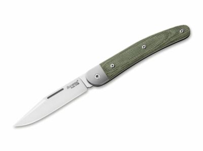 LionSteel Jack One Micarta Green Taschenmesser Gentlemanmesser Folder   01LS183