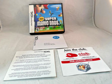 Nintendo DS 2006 "Super Mario Bros." Empty Case With Instructions No Game