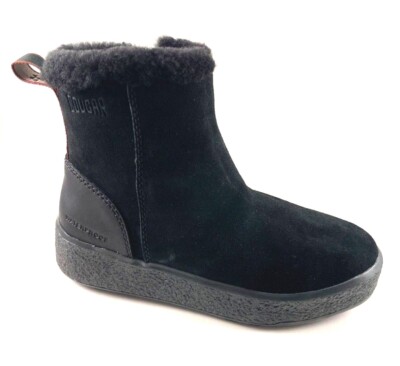 Cougar Broom Black Suede Leather Genuine Lambswool Waterproof Ankle Boot Size 9