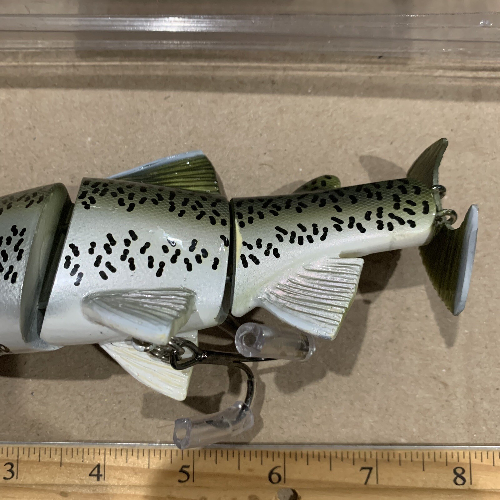 Jerry Rago Raptor Hardbait 8”  Swimbait Lightly Used - Image 4