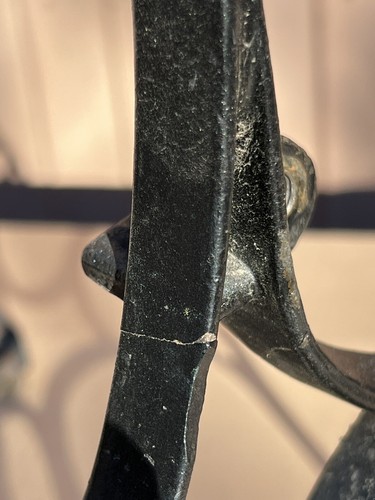 Beautiful Antique Treadle Machine Cast Iron Base Industrial Steam Punk Table - Picture 7 of 12