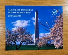 NATIONAL LAW ENFORCEMENT OFFICERS MEMORIAL FUND 12-Month 2001 Wall Calendar