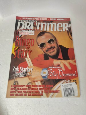 MODERN DRUMMER Mag JUL 1997 RINGO STARR/Billy Drummond/ Zak Starkey/ David Bowie