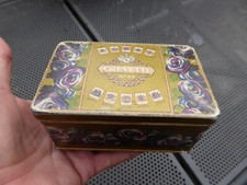 Alte Blechdose Teedose Crevetti No.54 - Georg Krebs Frankfurt - Tea Tin
