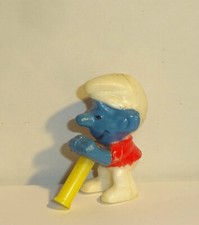 MUSIKUS SCHLUMPF mit Flöte (E) E. D. D. S. Schlümpfe 1983 ORIGINAL