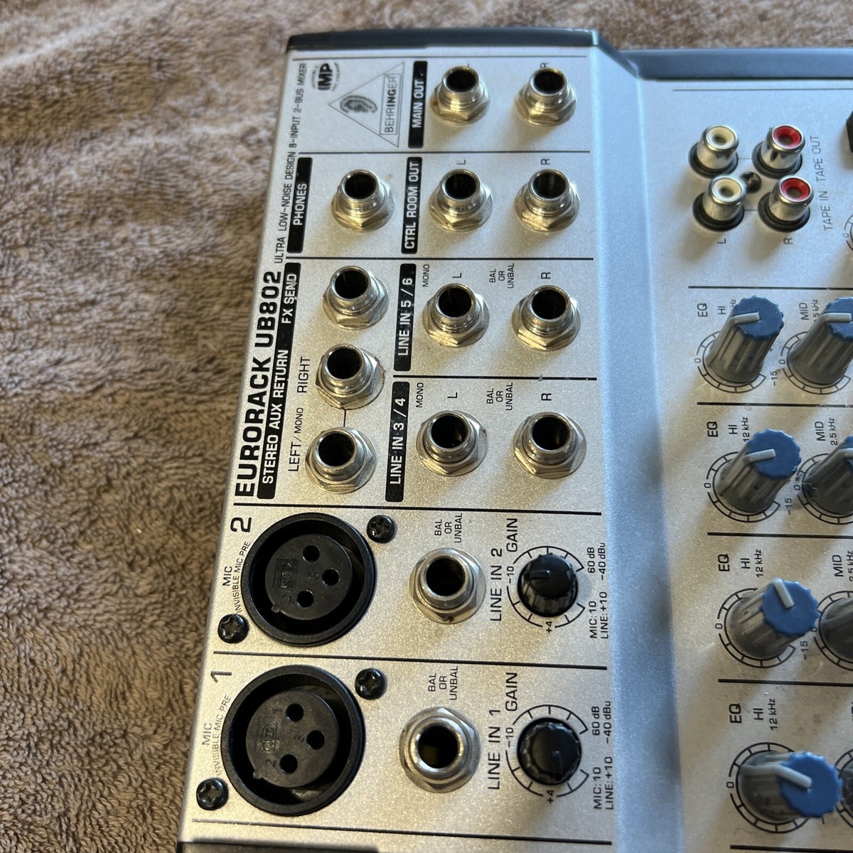 Behringer Eurorack UB802 Ultra-Low Nosie Design Mixer | eBay