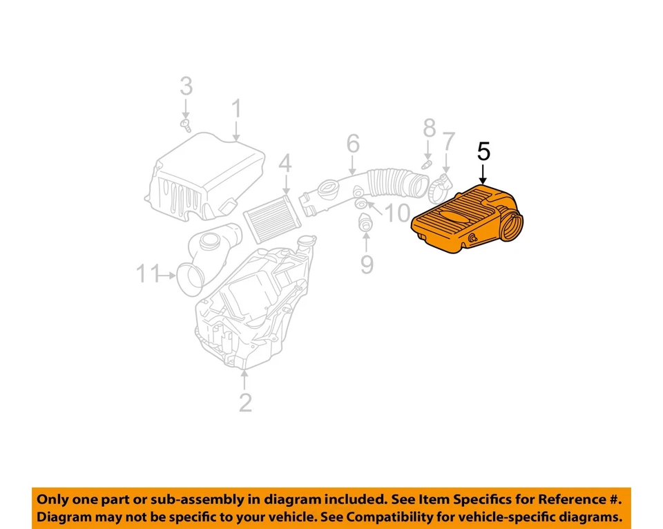 Used Air Cleaner Assembly fits: 2002 Oldsmobile Bravada  Grade A - Image 3 of 4