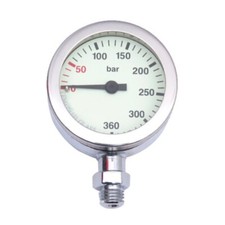 Scubas Diving Metal Gauge 360bar Diving Pressure Gauge Enduring
