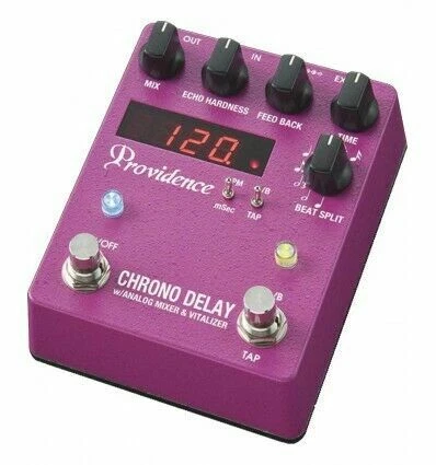 Pédales d'effets écho et réverbération guitares électriques