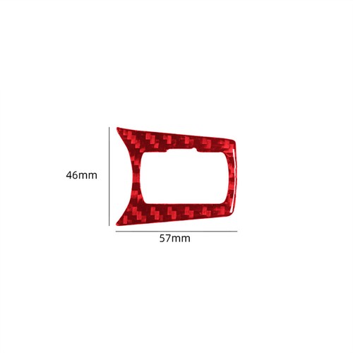 Red Carbon Fiber Interior Headlight Switch Panel Trim For Chrysler 200 2015-2017 - Picture 2 of 12