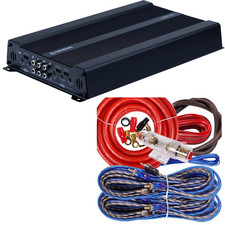 Memphis Audio SE1200.4V2 Street Edge 85W 4Channel 2Ohm, Car Audio Amplifier KIT