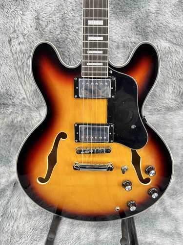 Nueva guitarra eléctrica ES-335 3TS herrajes cromados pastillas HH - Imagen 4 de 17