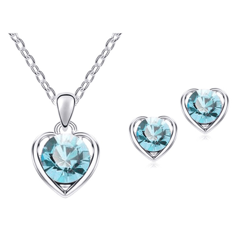 Uloveido Dainty Heart Necklace For Women – Silver Tone With Crystals, Perfect For Valentine's, Birthday & Anniversary Gifts - View #8